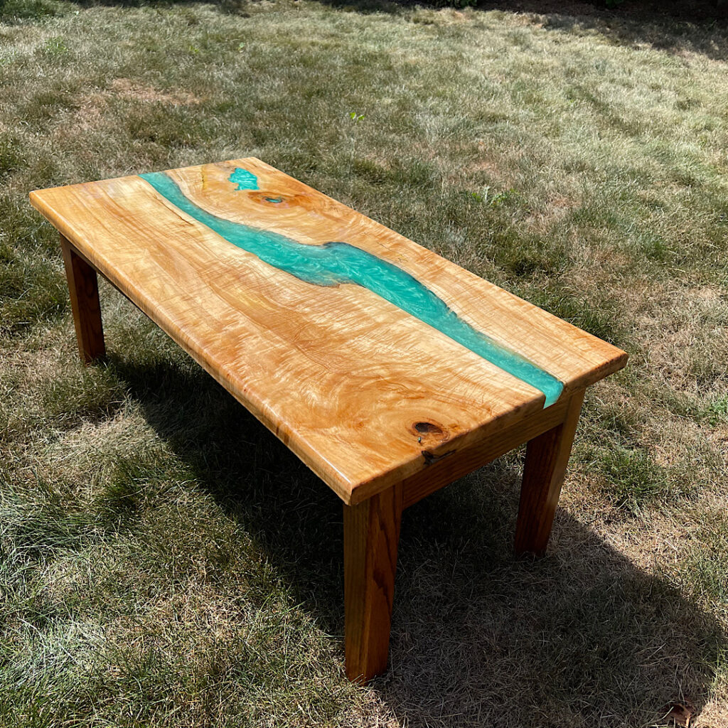 18x36 Epoxy coffee table